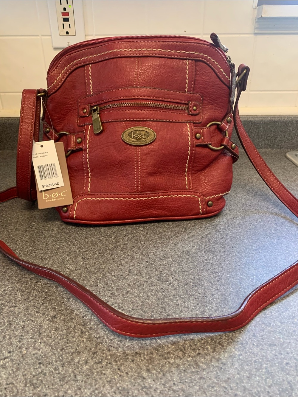 BOC red purse new with tags